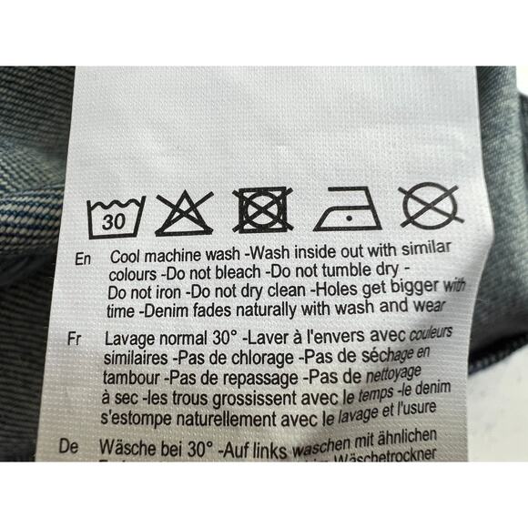 ROLLA'S JEANS WOMEN SIZE 10/28 HIGH RISE RELAXED STRAIGHT DARK VINTAGE BLUE - Picture 14 of 15